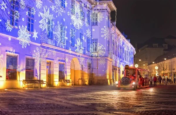 Crăciun în Sibiu, România — Fotografie, imagine de stoc