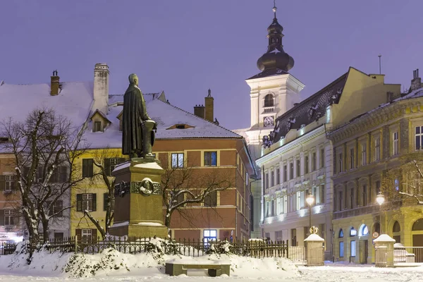 Sibiu, kış — Stok fotoğraf