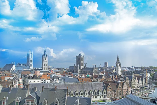 Gent, gammal stad i Belgien — Stockfoto