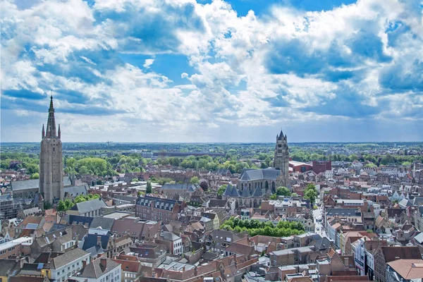 Bruge / Brugges, gammal stad i Belgien — Stockfoto