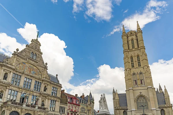 Gent, gammal stad i Belgien — Stockfoto