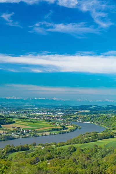 Dunaj w Austrii — Zdjęcie stockowe