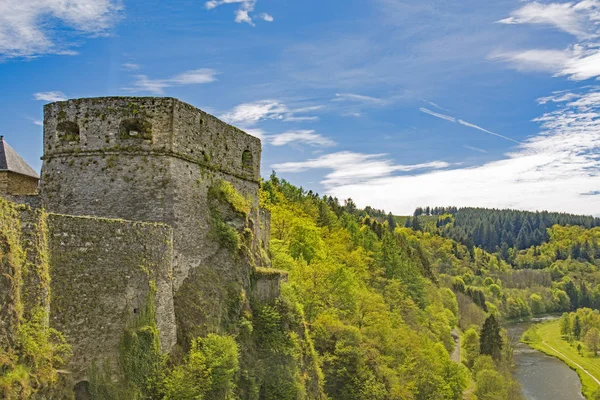 Visa från Bouillon castle — Stockfoto
