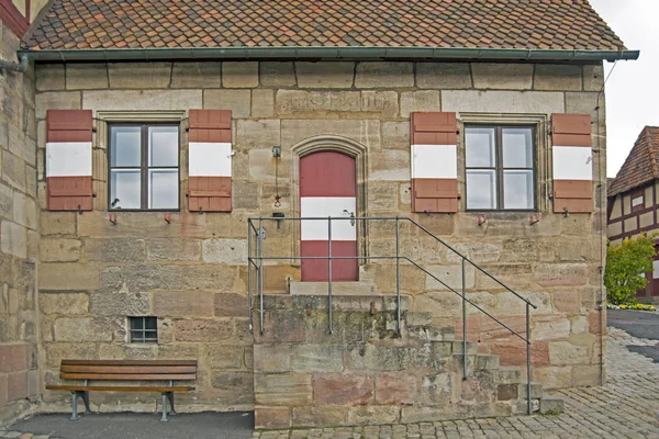 Huis in Nuremberg, Duitsland — Stockfoto