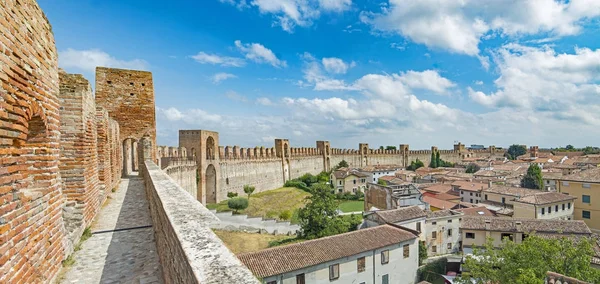 Cittadella, città fortificata in Italia — Foto Stock