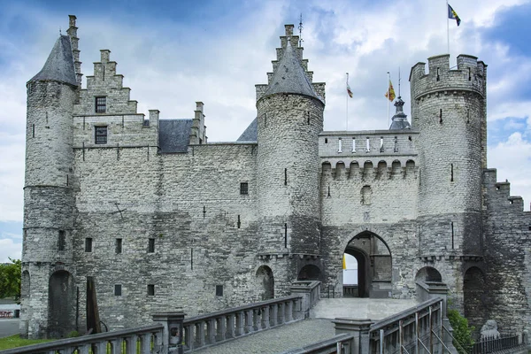 Het Steen, Anvers, Belgium — Stock Photo, Image