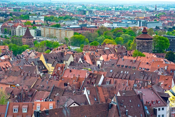 Paesaggio urbano di Norimberga — Foto Stock