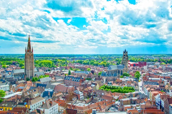 Bruge / Brugges, gammal stad i Belgien — Stockfoto