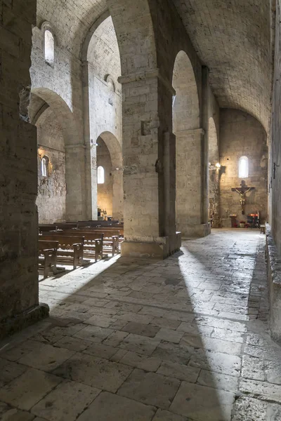 San Pedro (Pere) kerk in Besalu Catalona Spanje — Stockfoto