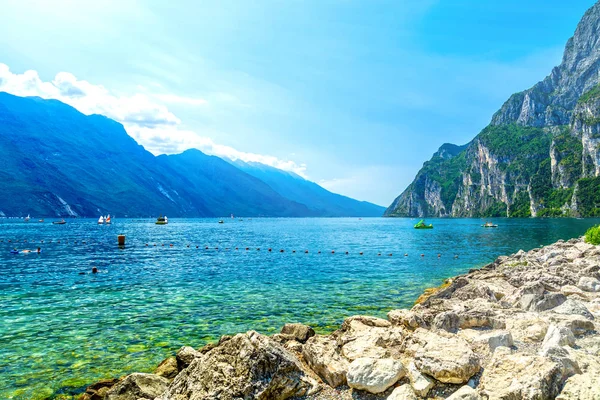 Garda lake, riva del Garda, Trentino, Itália — Fotografia de Stock