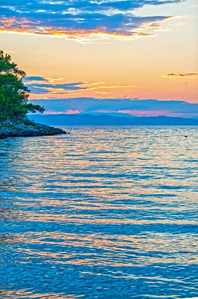 Острів Тасос Егейське Море Греція Заходу Сонця — стокове фото