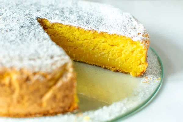 Γλυκό Κέικ Πορτοκάλι Συνταγή Από Σικελία Ιταλία — Φωτογραφία Αρχείου