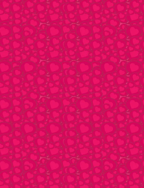 Fondo de pantalla de corazón rosa, sitio web o papel de embalaje de fondo — Vector de stock