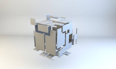 küp, kutusunun dışarı düşünme için metafor patlayan