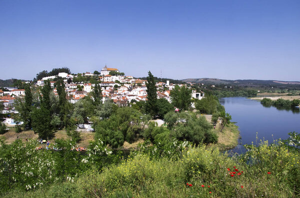 historic village of Constancia. Santarem, Ribatejo, Portugal.