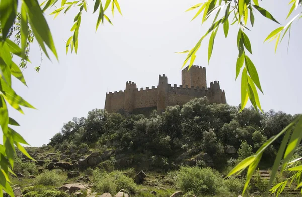 Hrad Almourol, Santarem, Portugalsko — Stock fotografie