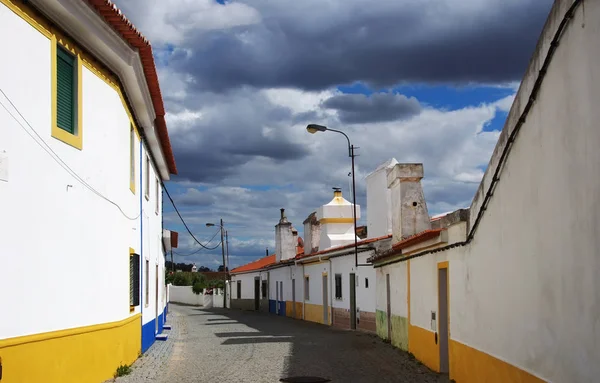 Calle del casco antiguo, Vila Fernando, Elvas, Portugal — Foto de Stock