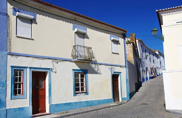 Fachadas antigas na aldeia velha, sul de Portugal — Fotografia de Stock