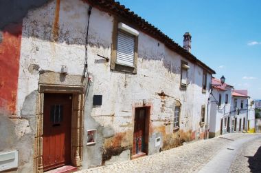 Castelo Branco, Beiras bölgesi, Portekiz eski sokak