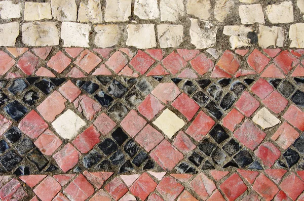 Mosaico de pedra típico português "calcada" — Fotografia de Stock