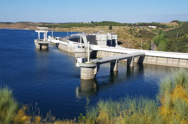 Vízi erőmű Alqueva, Alentejo régió, Portuga — Stock Fotó