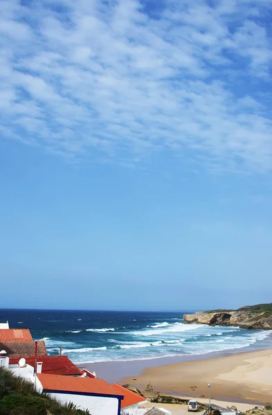 Strand von monte clerigo, aljezur, portugal — Stockfoto