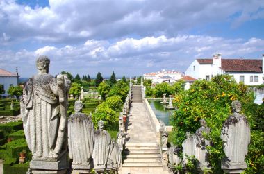 Castelo Branco bahçesi, Beira Baixa bölgesi, Portekiz