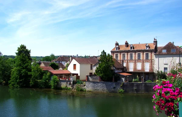 Manzara Sens, Burgundy, Fransa — Stok fotoğraf