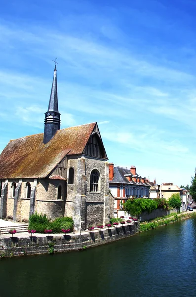 Церковь Святого Мориса в Сенсе, Бургундия, Франция — стоковое фото