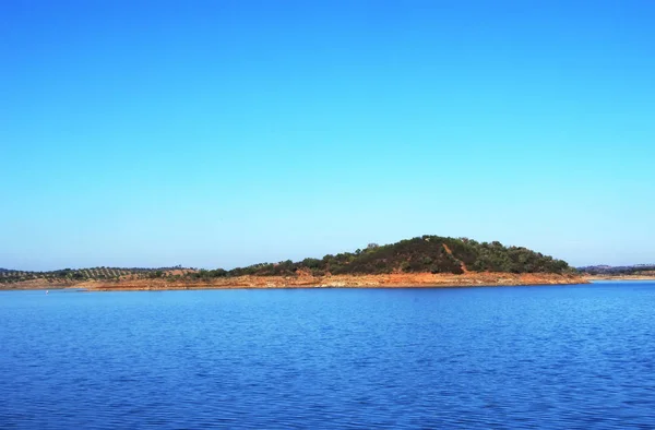 Alqueva Lake, alentejo, Portekiz güneyinde — Stok fotoğraf