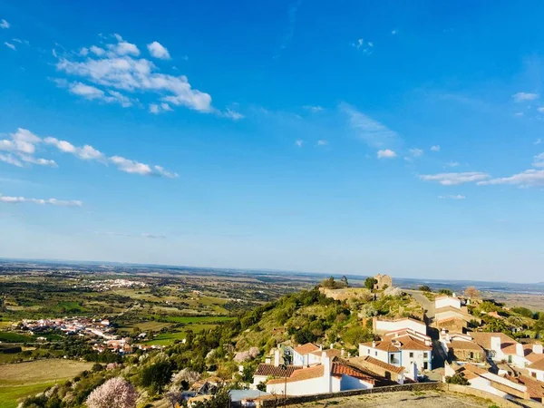 Krajobraz Miasta Monsaraz Alentejo Portugalii — Zdjęcie stockowe