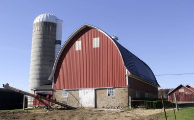 Wisconsin süt ahır ve çiftlik
