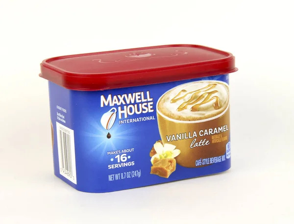 Latón de caramelo de vainilla de Maxwell House —  Fotos de Stock