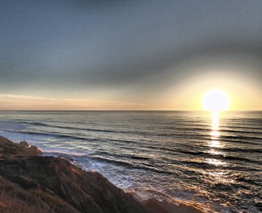 Özel efektler günbatımı arka plan