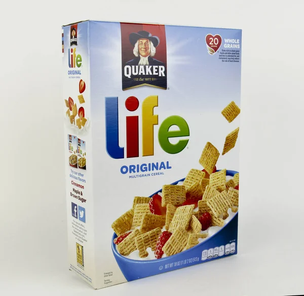 Caja de Vida Cereal Multigrano — Foto de Stock