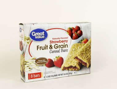 Kutu çok değerli meyve ve tahıl tahıl barlar