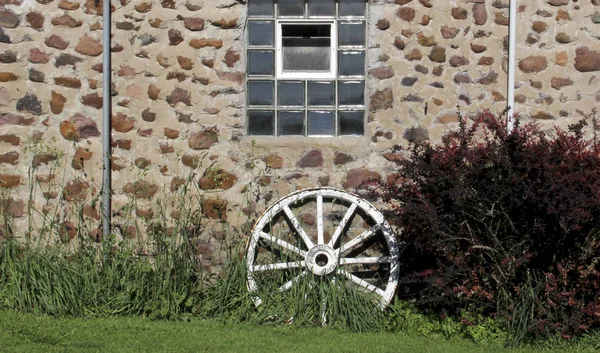 Campo pietra muro sfondo — Foto Stock