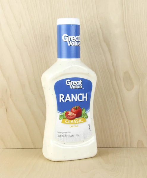 Bottle of Great Value Ranch Dressing — Stock Photo, Image