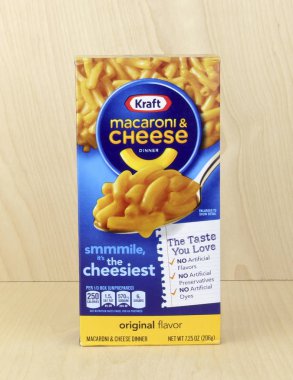 Kraft makarna ve peynir kutu