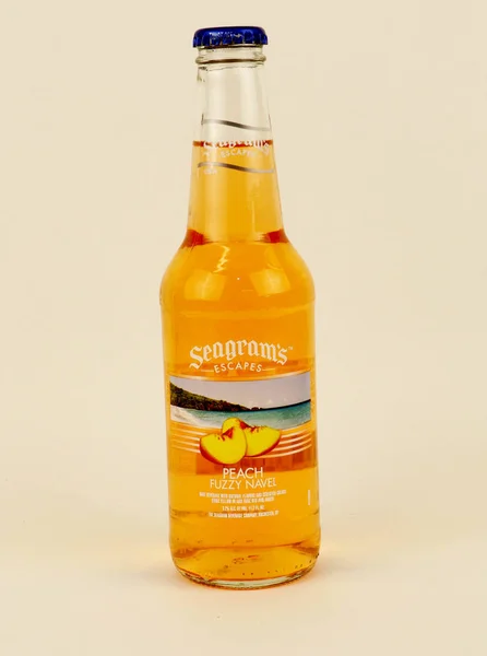 Bottiglia di fuga di Seagram Peac Fuzzu Navell — Foto Stock