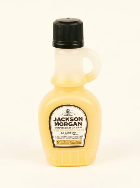 Бутылка Джексона Моргана взбитого апельсинового крема — стоковое фото