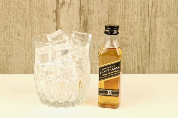 Spencer Wisconsin Marzo 2020 Bottiglia Johnnie Walker Black Label Whisky — Foto Stock