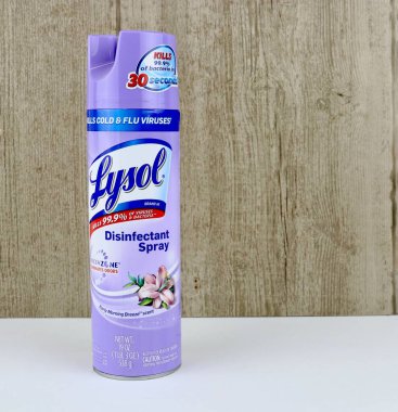 Spencer, Wisconsin, ABD, Mart, 28, 2020 Lysol Sabah Esintisi Bozucu Lysol, ABD yapımı bir üründür.