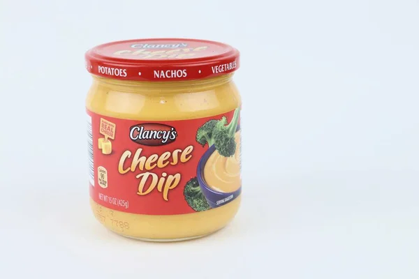 Spencer Wisconsin Stati Uniti Aprile 2020 Jar Clancy Cheese Dip — Foto Stock