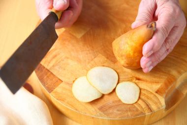 Armut ince dilim kesme