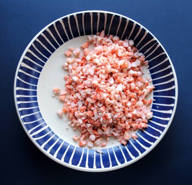 Kıyılmış karides