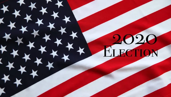 2020 Election Phrase American Flag Room Additional Tex — Stock Photo, Image