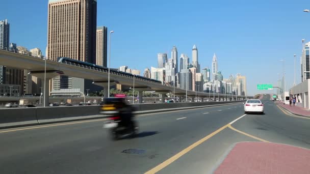 Verkehr im Hafen von Dubai — Stockvideo