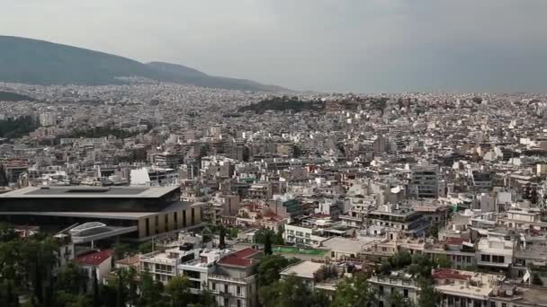 Binalarda Merkezi Atina — Stok video
