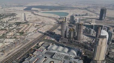 Dubai şehir merkezi ve Basra Körfezi
